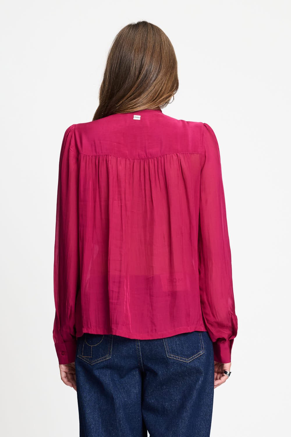 Блуза Valerie Burgundy Red POM Amsterdam
