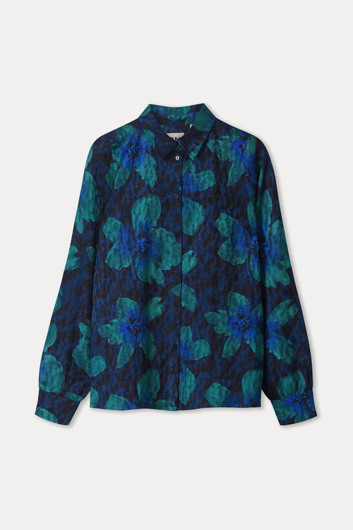 Блуза Mila Bloom Teal Green POM Amsterdam